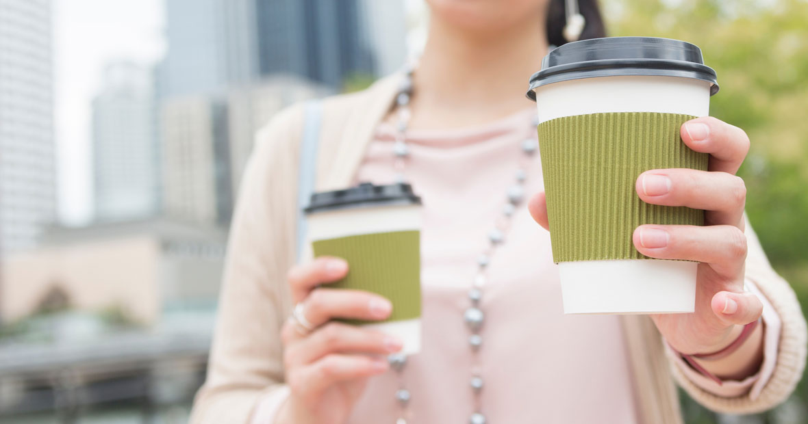 Les gobelets réutilisables personnalisés