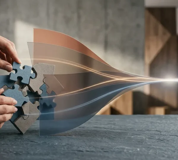 Représentation visuelle d'une stratégie de communication intégrée qui fédère les équipes et booste la croissance