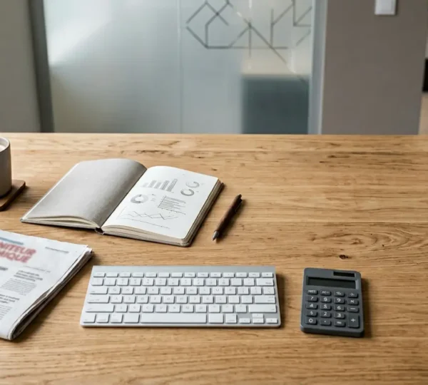 Vue d'ensemble d'un espace de travail stratégique pour l'élaboration d'un budget de communication d'entreprise