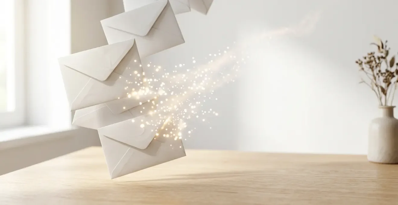 Illustration éditoriale représentant le concept de newsletter automatisée et conversion client